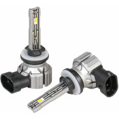 Лампа светодиодная Airline Standart H27W/1, H27W/2  (PG13, PGJ13, T9), 12В, 17Вт (соответствует 27Вт), 3000К, комплект 2 шт, арт. AEAR028