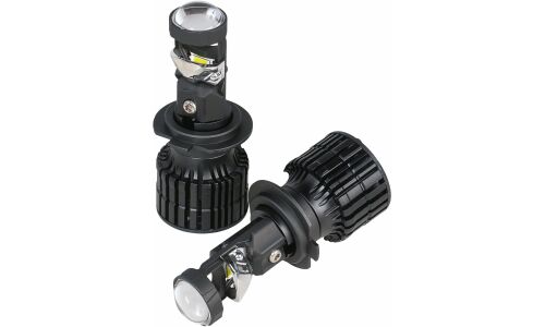 Лампа светодиодная Airline LED Lens H7 (PX26d, T11), 12/24В, 28Вт (соответствует 50Вт), 6500К, комплект 2 шт, арт. AEAR117