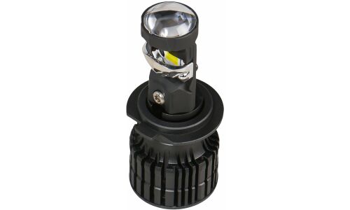 Лампа светодиодная Airline LED Lens H7 (PX26d, T11), 12/24В, 28Вт (соответствует 50Вт), 6500К, комплект 2 шт, арт. AEAR117