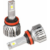 Лампа светодиодная Airline PRO Series H11, H8 (PGJ19-1, PGJ19-2, T11), 12/24В, 50Вт, 3000К, комплект 2 шт, арт. AEAR212