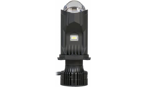 Лампа светодиодная Airline Bi-LED Lens H4 (P43t, T16), 12/24В, 60/60Вт, 6500К, комплект 2 шт, арт. AEAR224