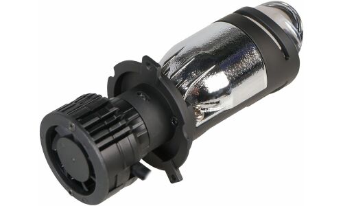 Лампа светодиодная Airline Bi-LED Lens H4 (P43t, T16), 12/24В, 60/60Вт, 6500К, комплект 2 шт, арт. AEAR224