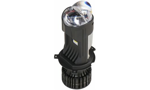 Лампа светодиодная Airline Bi-LED Lens H4 (P43t, T16), 12/24В, 60/60Вт, 6500К, комплект 2 шт, арт. AEAR224