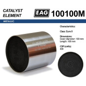 Каталитический блок металл. 100x100 Euro 0 EAG EAG, арт. 100100M