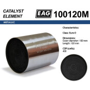 Каталитический блок металл. 100x120 Euro 0 EAG EAG, арт. 100120M