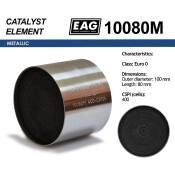 Каталитический блок металл. 100x80 Euro 0 EAG EAG, арт. 10080M