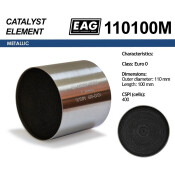 Каталитический блок металл. 110x100 Euro 0 EAG EAG, арт. 110100M