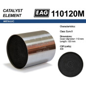 Каталитический блок металл. 110x120 Euro 0 EAG EAG, арт. 110120M