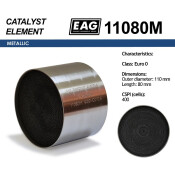Каталитический блок металл. 110x80 Euro 0 EAG EAG, арт. 11080M