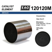 Каталитический блок металл. 120x120 Euro 0 EAG EAG, арт. 120120M
