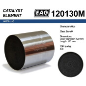 Каталитический блок металл. 120x130 Euro 0 EAG EAG, арт. 120130M