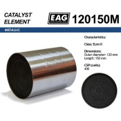 Каталитический блок металл. 120x150 Euro 0 EAG EAG, арт. 120150M
