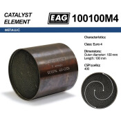 Каталитический блок металл. 100x100 Euro 4 EAG EAG, арт. 100100M4