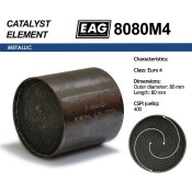 Каталитический блок металл. 80x80 Euro 4 EAG EAG, арт. 8080M4