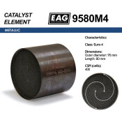 Каталитический блок металл. 95x80 Euro 4 EAG EAG, арт. 9580M4