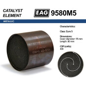 Каталитический блок металл. 95x80 Euro 5 EAG EAG, арт. 9580M5