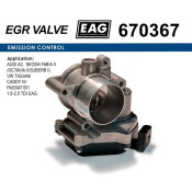 Дроссельная заслонка AUDI A3, SKODA FABIA II/OCTAVIA II/SUBERB II, VW TIGUAN/CADDY III/PASSAT B7/1.6-2.0 TDI EAG EAG, арт. 670367