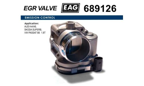 Дроссельная заслонка AUDI A4/A6, SKODA SUPERB, VW PASSAT B5 1.8T EAG EAG, арт. 689126