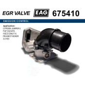 Дроссельная заслонка CITROEN JUMPER II, FIAT DUCATO, IVECO DAILY IV, PEUGEOT BOXER 3.0 HDI EAG EAG, арт. 675410