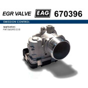 Дроссельная заслонка FIAT DUCATO 2.3 D EAG EAG, арт. 670396