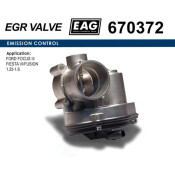 Дроссельная заслонка FORD FOCUS II/FIESTA VI/FUSION 1.25-1.6 EAG EAG, арт. 670372