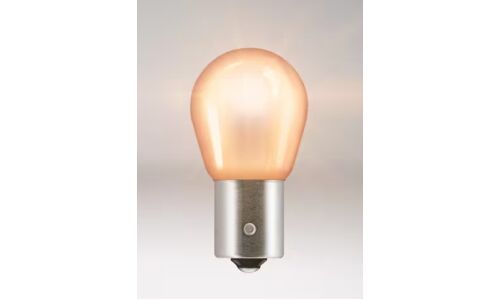 Лампа Osram Diadem Chrome PY21W (BAU15s, S25), 12В, 21Вт, эффект «под хром», оранжевая при включении, комплект 2 шт, арт. 7507DC-2BL