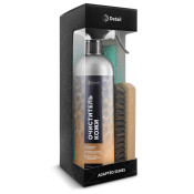 Набор для очистки кожи Detail Leather Clean Adapted Series, бутылка с триггером 500мл, щётка, полотенце, арт. DT-0510