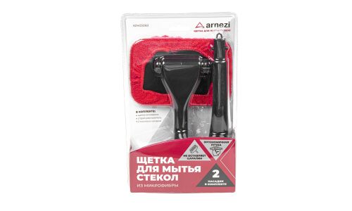 Щетка для чистки стекол из микрофибры ARNEZI, арт. A0403060