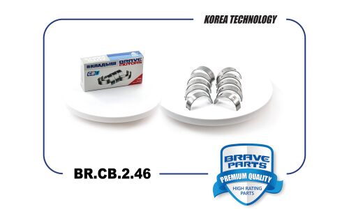 Вкладыши коренные 0,25 Brave, арт. BR.CB.2.46