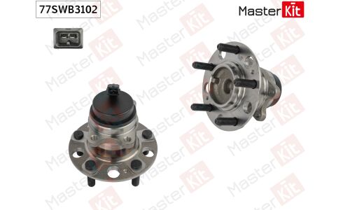 Ступица в сборе с подшипником | зад прав/лев Master KiT, арт. 77SWB3102