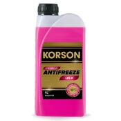 Антифриз Korson Extended Life Antifreeze, P-OAT, LEC-II, розовый, -50°C, 1л, арт. KS20101