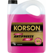 Антифриз Korson Extended Life Antifreeze, P-OAT, LEC-II, розовый, -50°C, 5л, арт. KS20103