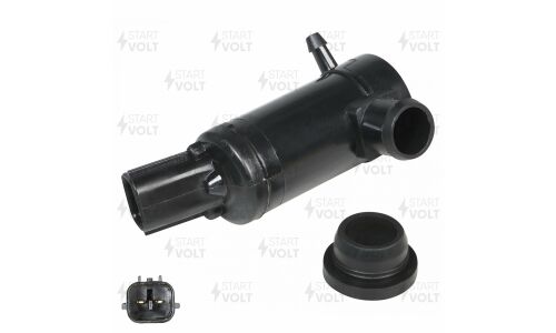 Насос омывателя для а/м Mitsubishi L200 (05-) (без задн. омыв.) STARTVOLT, арт. SWP 1105
