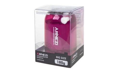 Ароматизатор на торпедо Arnezi Big Size AS-08  White Musk (Мускус), гелевый, баночка 180г, арт. A1510052