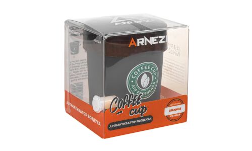 Ароматизатор на торпедо Arnezi Coffee Cup AS-09 Orange (Апельсин), гелевый, арт. A1510059