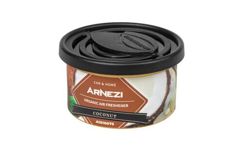 Ароматизатор на торпедо Arnezi Organic AS-14 Coconut (Кокос), с растительным наполнителем, арт. A1510075