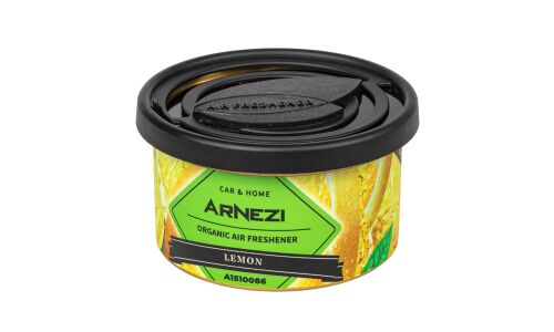 Ароматизатор на торпедо Arnezi Organic AS-14 Lemon (Лимон), с растительным наполнителем, арт. A1510086