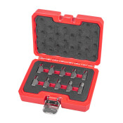 Набор внутренних экстракторов 10пр (3,4,5,5.5,6,7,8,9,10,11мм) для поврежденных гаек и болтов ARNEZI, арт. R5304026