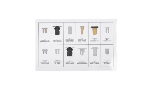 Набор крепежей (клипс) универсальный 350пр ARNEZI, арт. R8020208