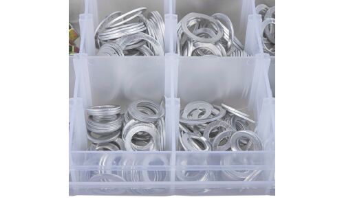 Набор масляных пробок и шайб (34 пробок, 500 шайб) ARNEZI, арт. R7401200