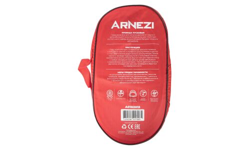 Провода пусковые Arnezi, 1200А, сечение 36мм² длина 6м, в сумке, арт. A0102015