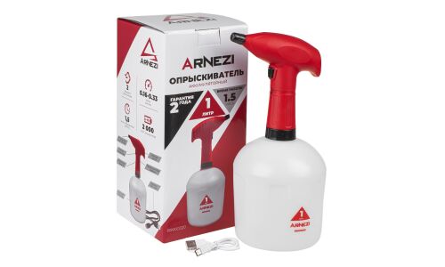 Распылитель (опрыскиватель) электрический 1л аккумуляторный Li-ion 2000 mAh ARNEZI, арт. R9900020