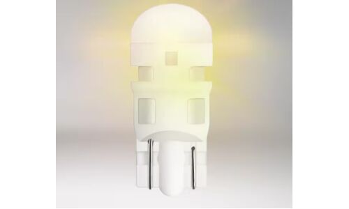 Лампа светодиодная Osram LEDriving SL WY5W (W2.1x9.5d, T10), 12В, 0.7Вт (соответствует 5Вт), оранжевая, комплект 2 шт, арт. 2827DYP-2BL