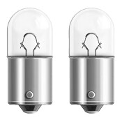 Лампа Osram Original Line R10W (BA15s, G18), 12В, 10Вт, комплект 2 шт, арт. 5008-2BL