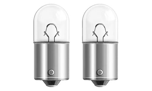 Лампа Osram Original Line R10W (BA15s, G18), 12В, 10Вт, комплект 2 шт, арт. 5008-2BL