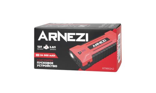 Портативное пусковое (зарядное) устройство JS-3250, 24000 мАч ARNEZI, арт. R7990242