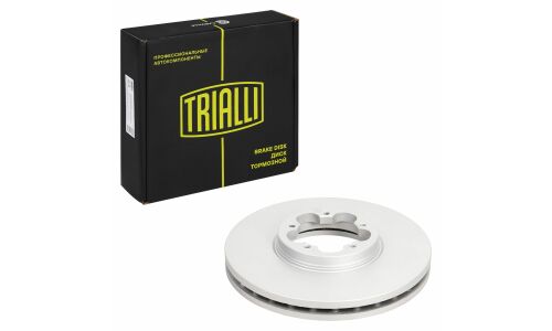 Диск тормозной Trialli, передний, правый/левый, 1 шт, арт. DF 105108