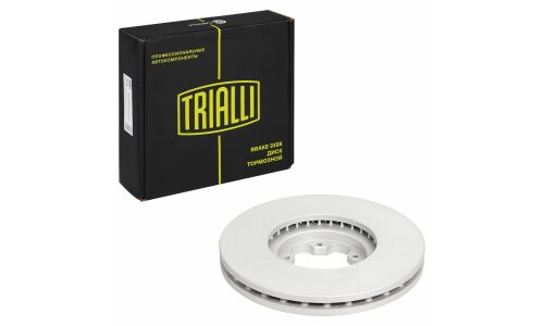 Диск тормозной Trialli, передний, правый/левый, 1 шт, арт. DF 105108