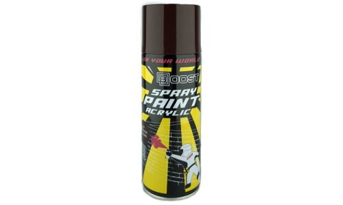 Грунт аэрозольный Boost Spray Paint Acrylic, многоцелевой, акриловый, черный матовый, баллон 520мл, арт. SPR-MB4