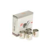 Втулки верхней головки шатуна SEMI Audi/VW d 20.0mm масл.канал 360 град. (к-т 4 шт) United Motors, арт. CRB0040-04-SEMI